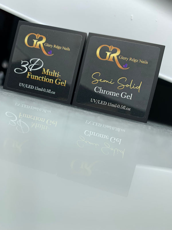 Glory Rdgz combo 3D gel Chrome Gel