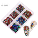 Mixed Sizes Crystal Rhinestone Nail Art