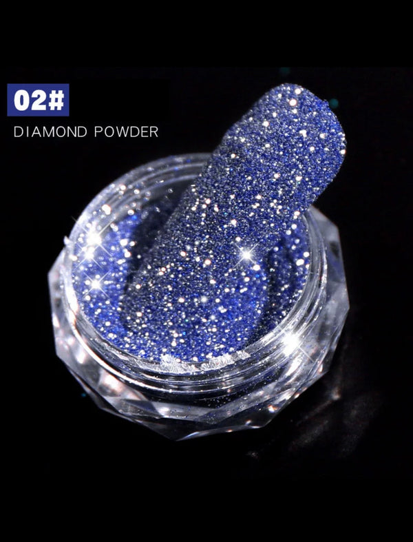 Diamond Powder Nail Art