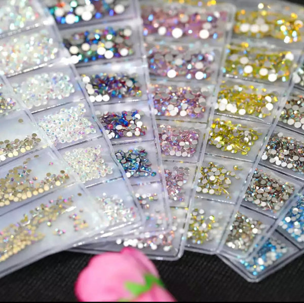 Multi-size Glass Nail Rhinestones