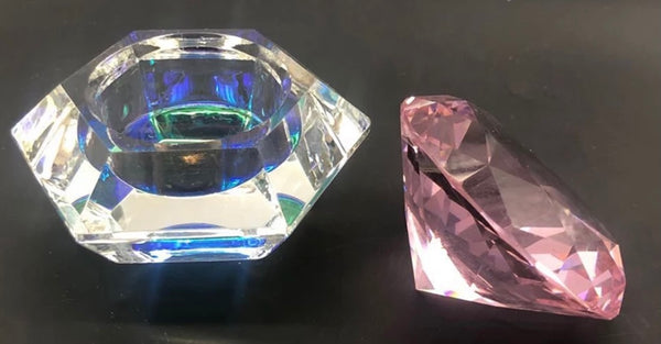 Rainbow Crystal Clear Acrylic Liquid Dappen Dish