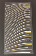 3D Metal Stripe Nail Sticker