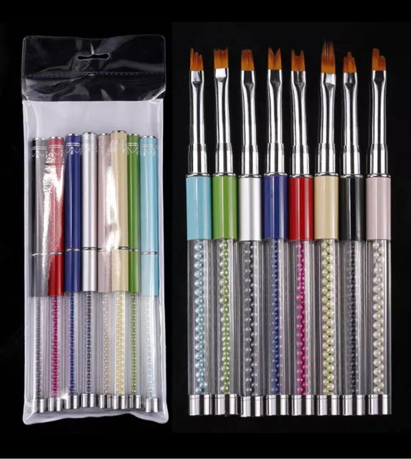 Nail Brush Rhinestone Tool Liner Accessories Set