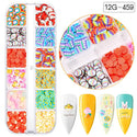 Easter Nail Slices Nail Art