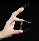 XXXL Long Clear coffin nail tips