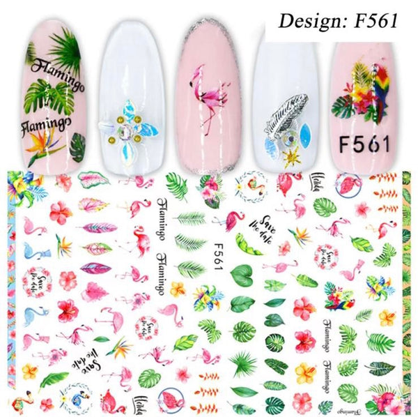 Summer Sea Beach Nails Art Stickers