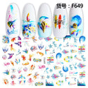 Summer nail art stickers