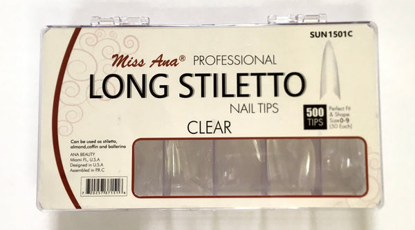 Long Stiletto Tips