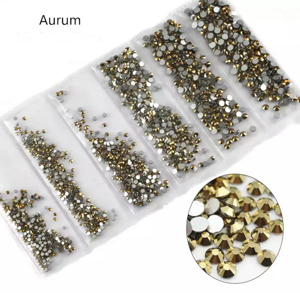 Multi-size Glass Nail Rhinestones