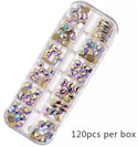 120 pcs Box AB Rhinestones Shaped Crystals