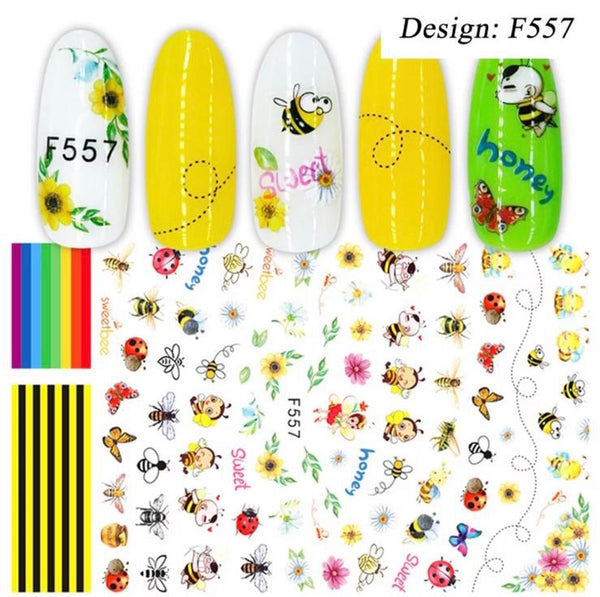 Summer Sea Beach Nails Art Stickers