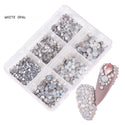 Mixed Sizes Crystal Rhinestone Nail Art