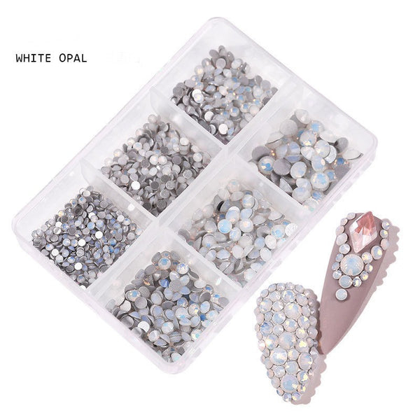 Mixed Sizes Crystal Rhinestone Nail Art