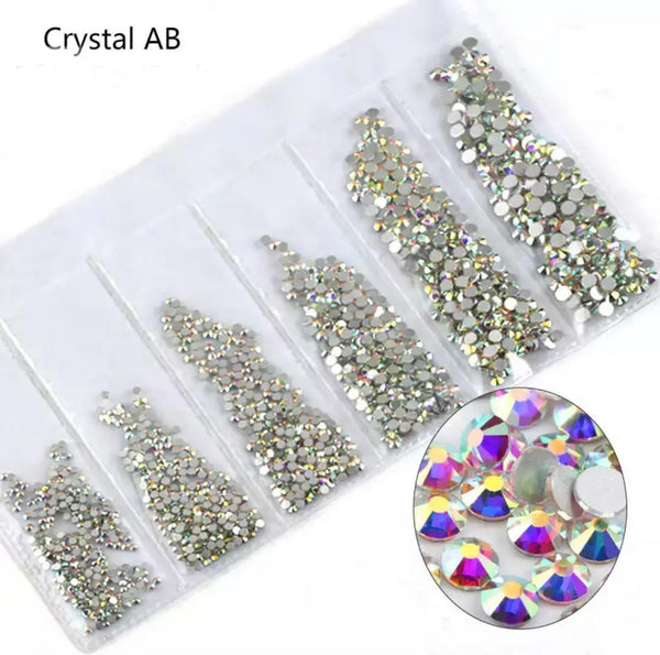 Multi-size Glass Nail Rhinestones