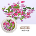 New Colorful Wood Pulp Manicure Flower