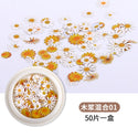 New Colorful Wood Pulp Manicure Flower